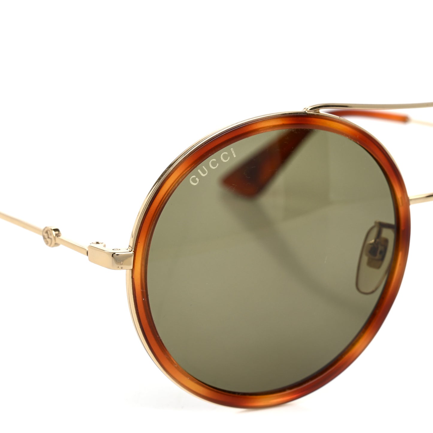 Round Sunglasses GG0061S Tortoise