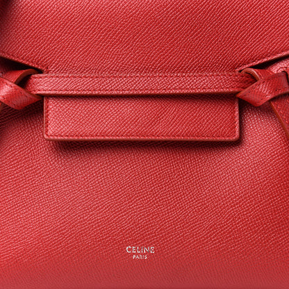 Celine Grained Calfskin Nano Belt Bag Coquelicot 9 of 9