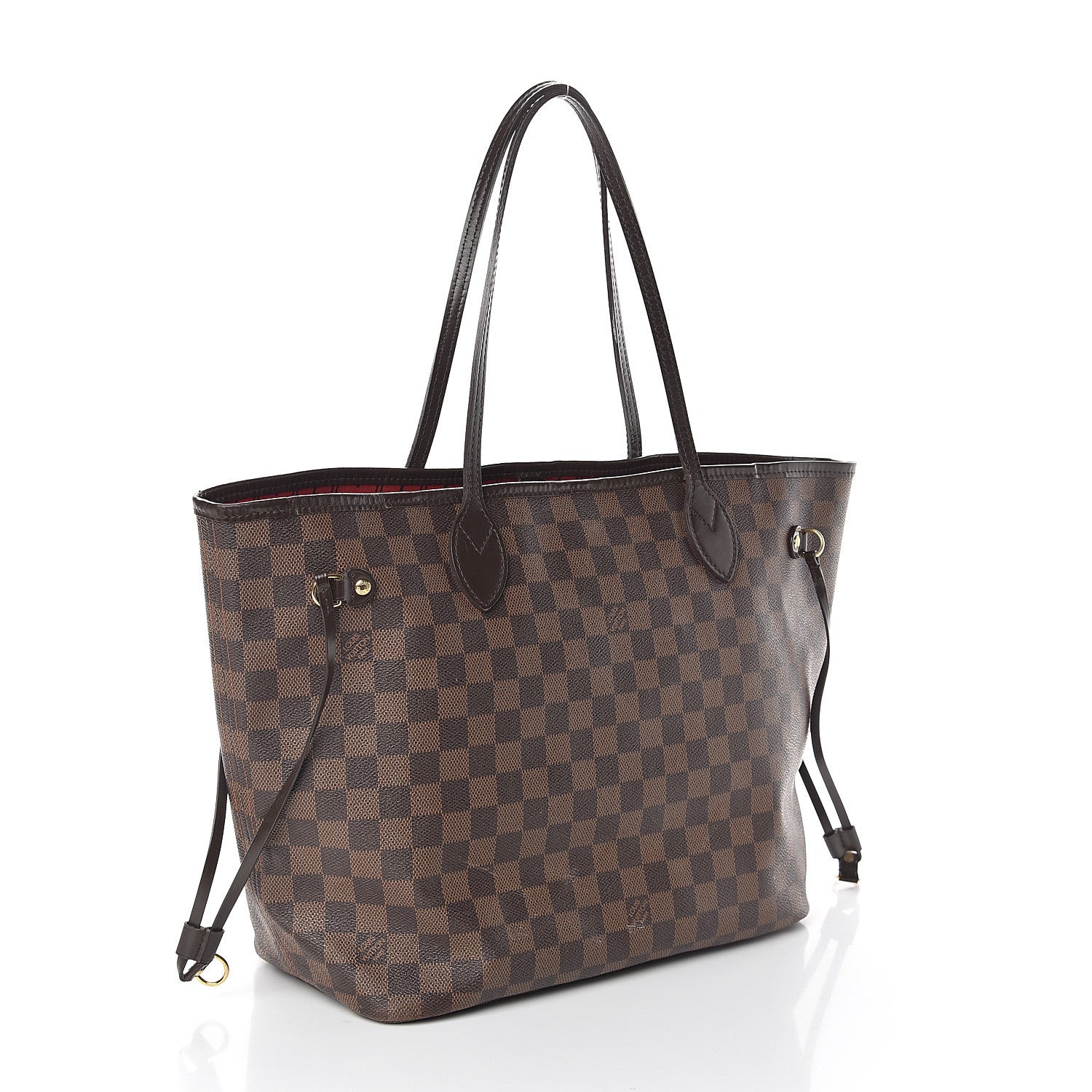 Louis Vuitton Damier Ebene Neverfull MM 2 of 12
