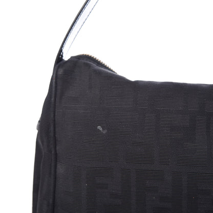 Fendi Zucca Enamel Mia Shoulder Bag Black 9 of 9