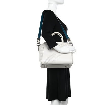 Givenchy Lambskin Perforated Small Antigona White 2 of 14