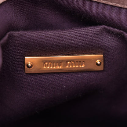 Miu Miu Vitello Lux Mini Bow Bag Cipria 6 of 15