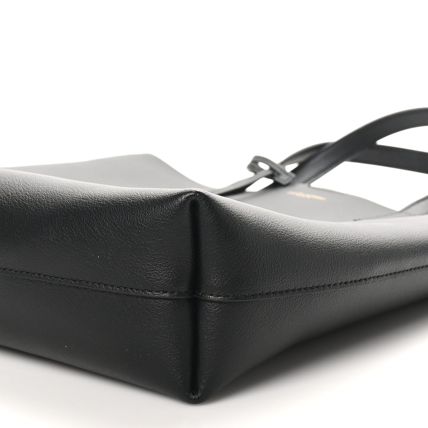 Calfskin Toy Shopping Tote Black