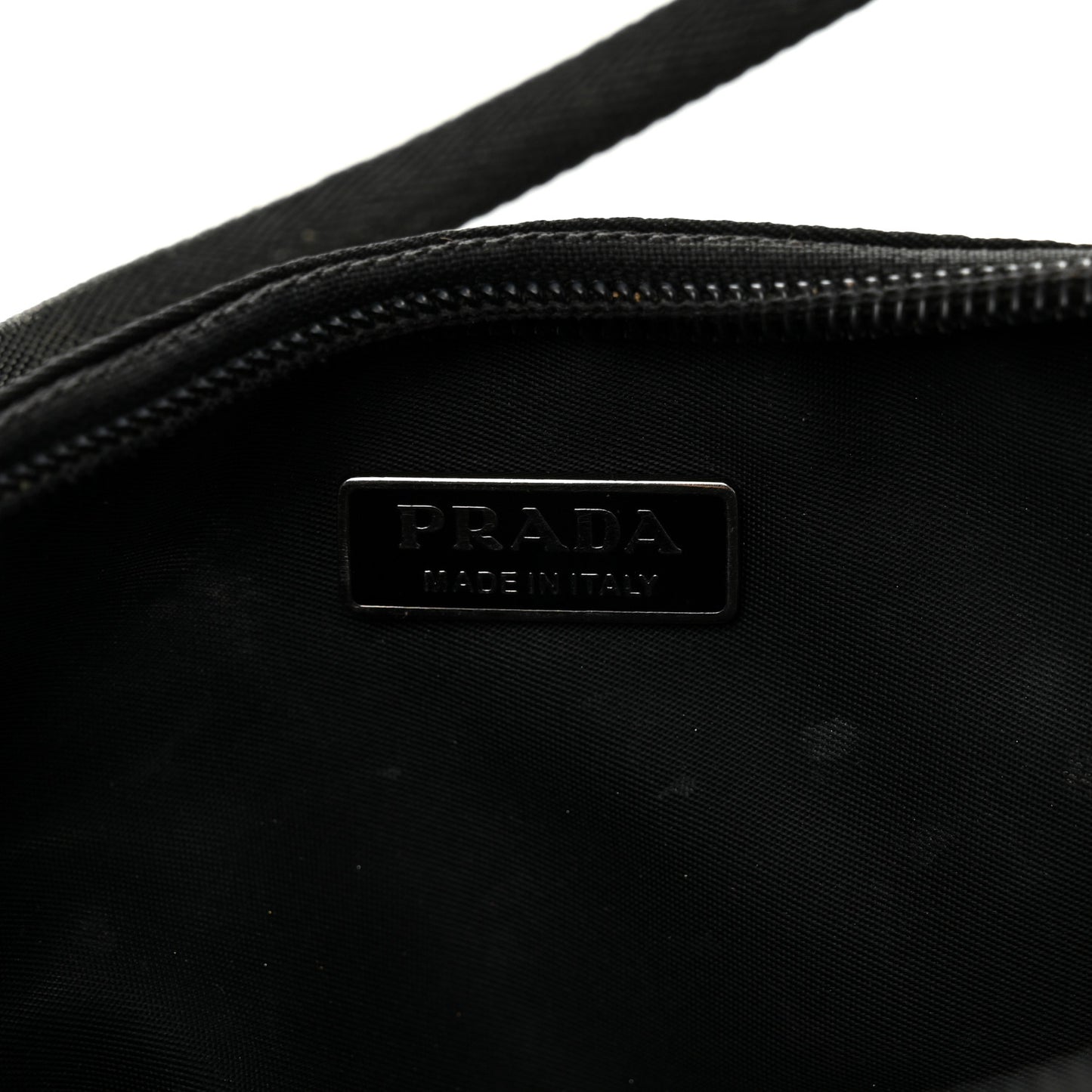 Tessuto Nylon Pochette Bag Black