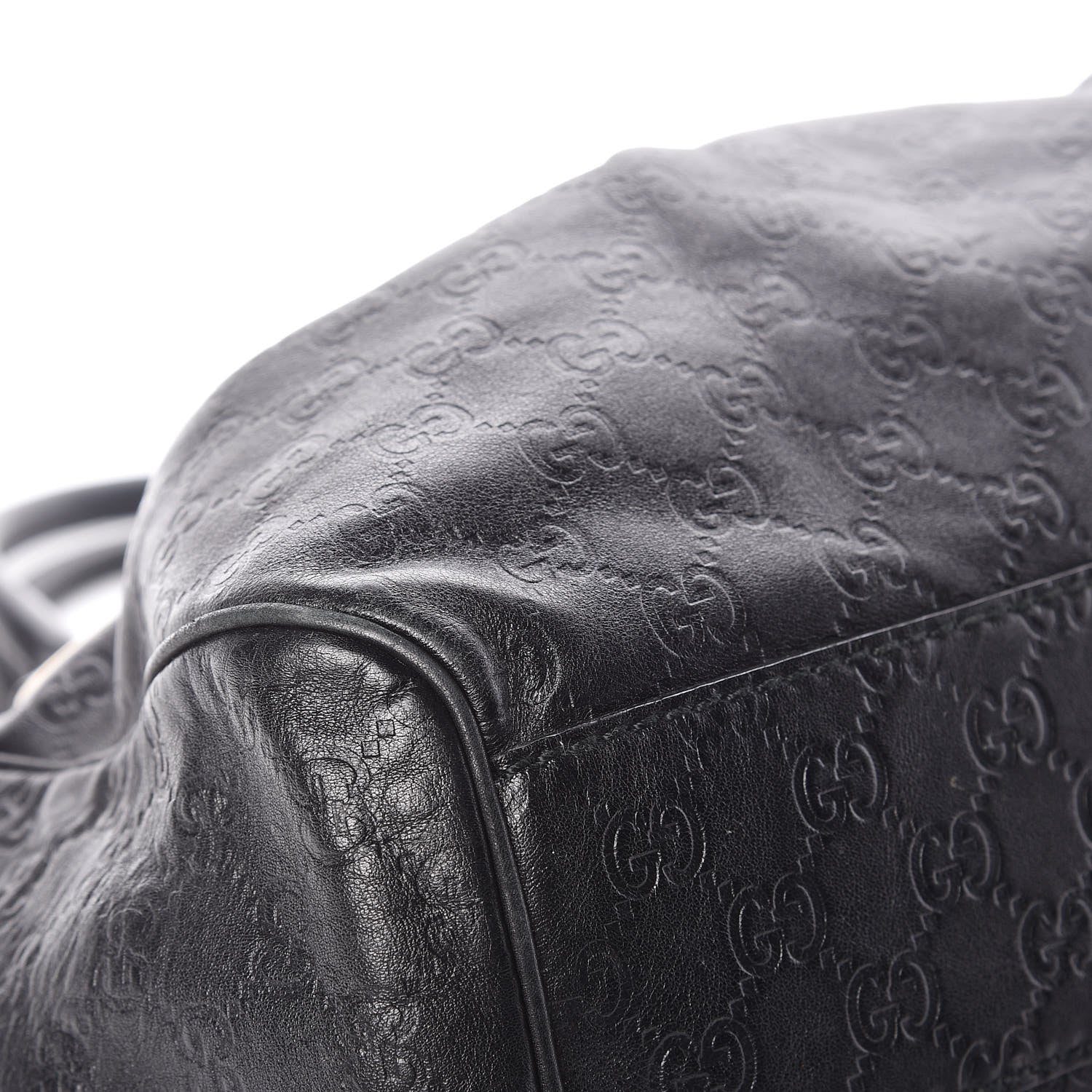 Gucci Guccissima Medium Sukey Tote Black 11 of 14