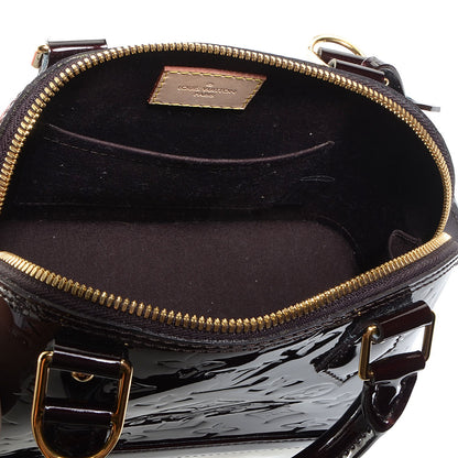 Louis Vuitton Vernis Alma BB Amarante 6 of 9