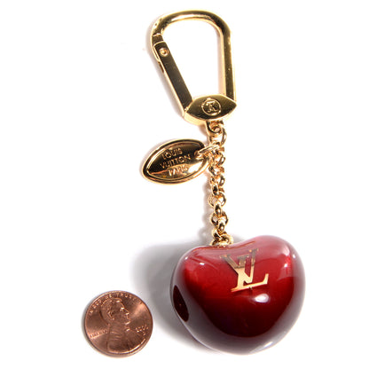 Louis Vuitton Pomme Key Holder Key Holder Bag Charm Pomme D'Amour 2 of 5