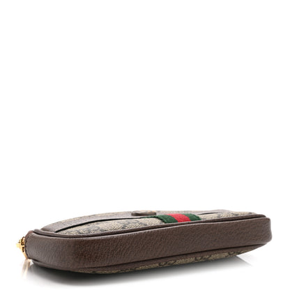 Gucci GG Supreme Monogram Ophidia Belted iPhone Case 85 34 Dark Brown 4 of 11