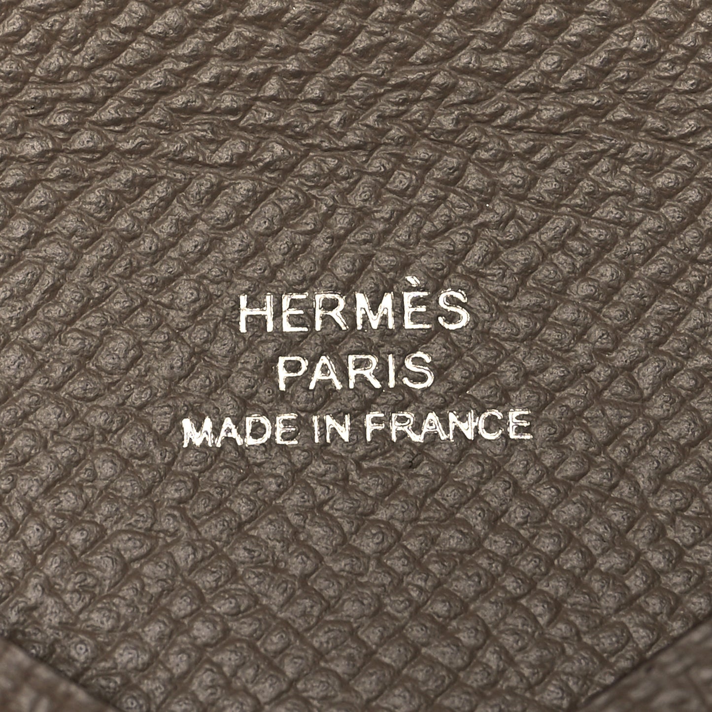 Epsom Calvi Card Case Etoupe