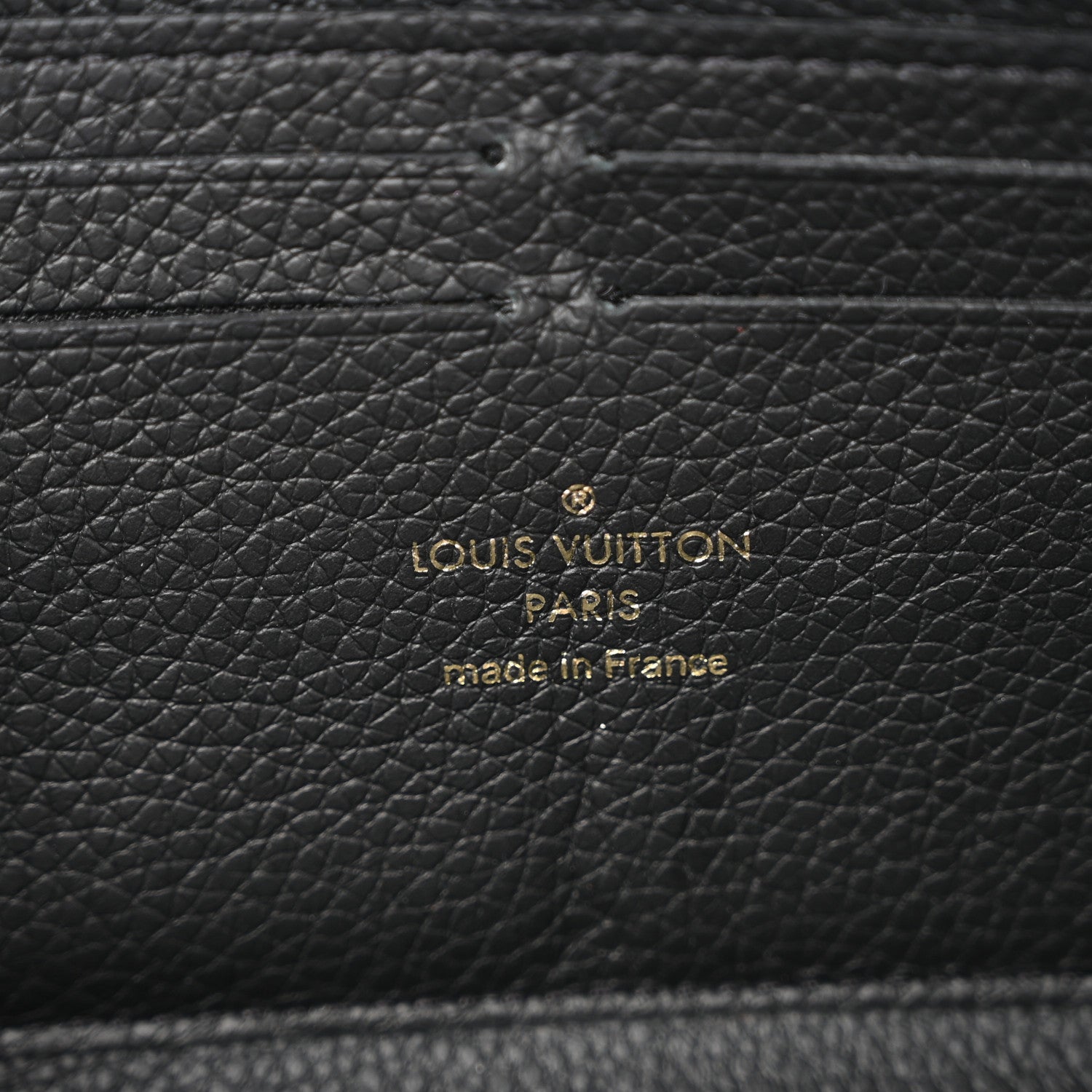 Louis Vuitton Empreinte Clemence Wallet Black 6 of 10