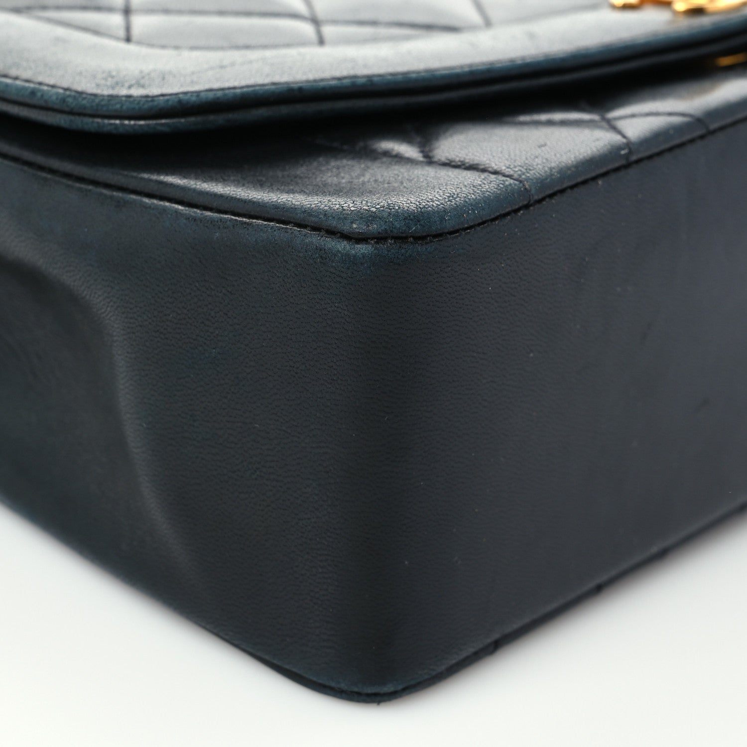 Chanel Lambskin Quilted Medium Single Flap Black 7 of 8