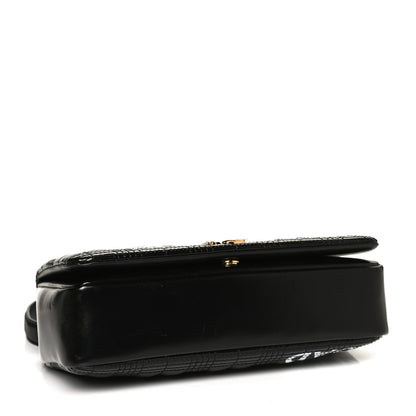 Burberry Patent Quilted Horseferry Print Small Lola Bag Black 4 of 12