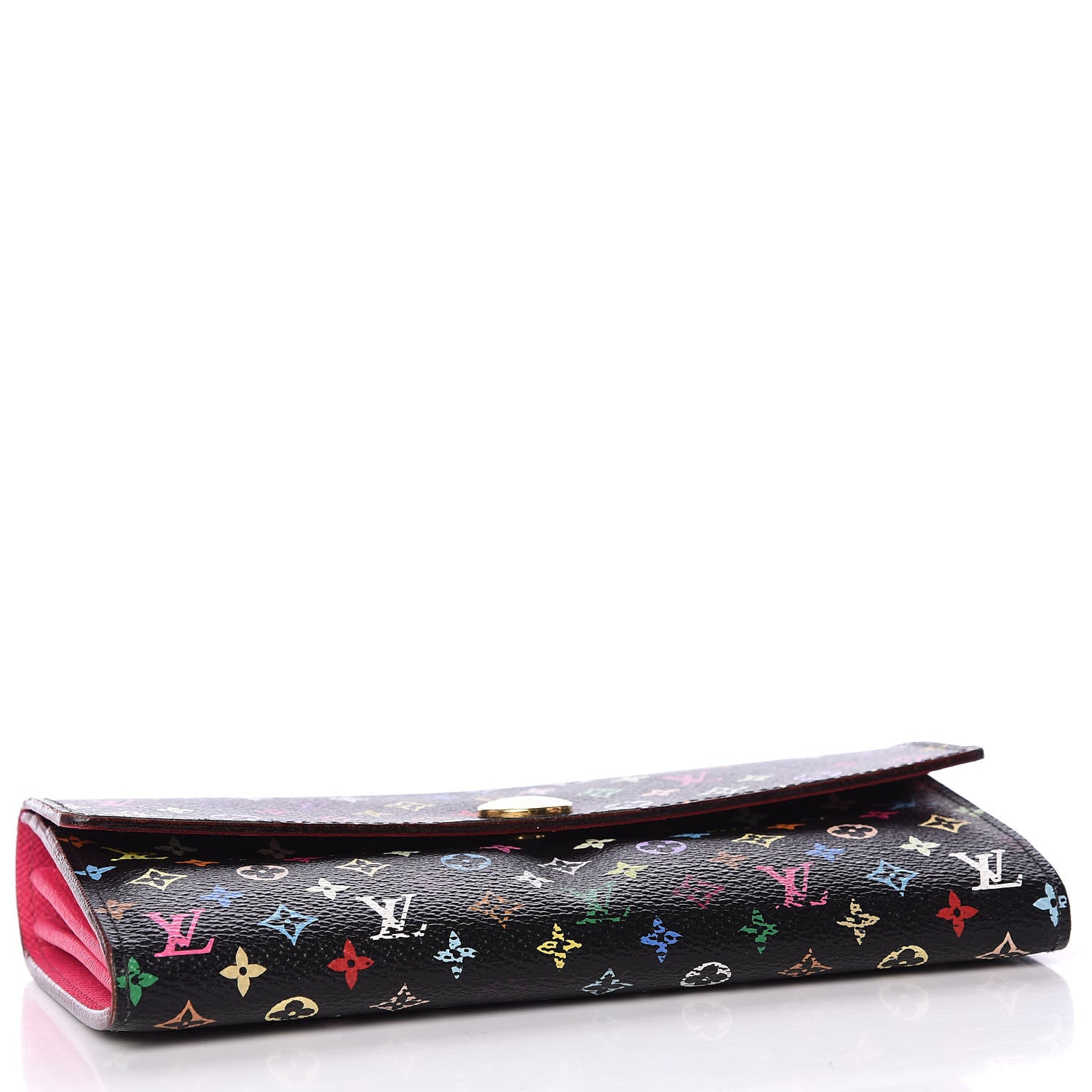 Louis Vuitton Monogram Multicolor Sarah Wallet Black Grenade 3 of 10