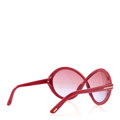 Tom Ford Acetate Jada Sunglasses TF1070 Fuchsia 4 of 8