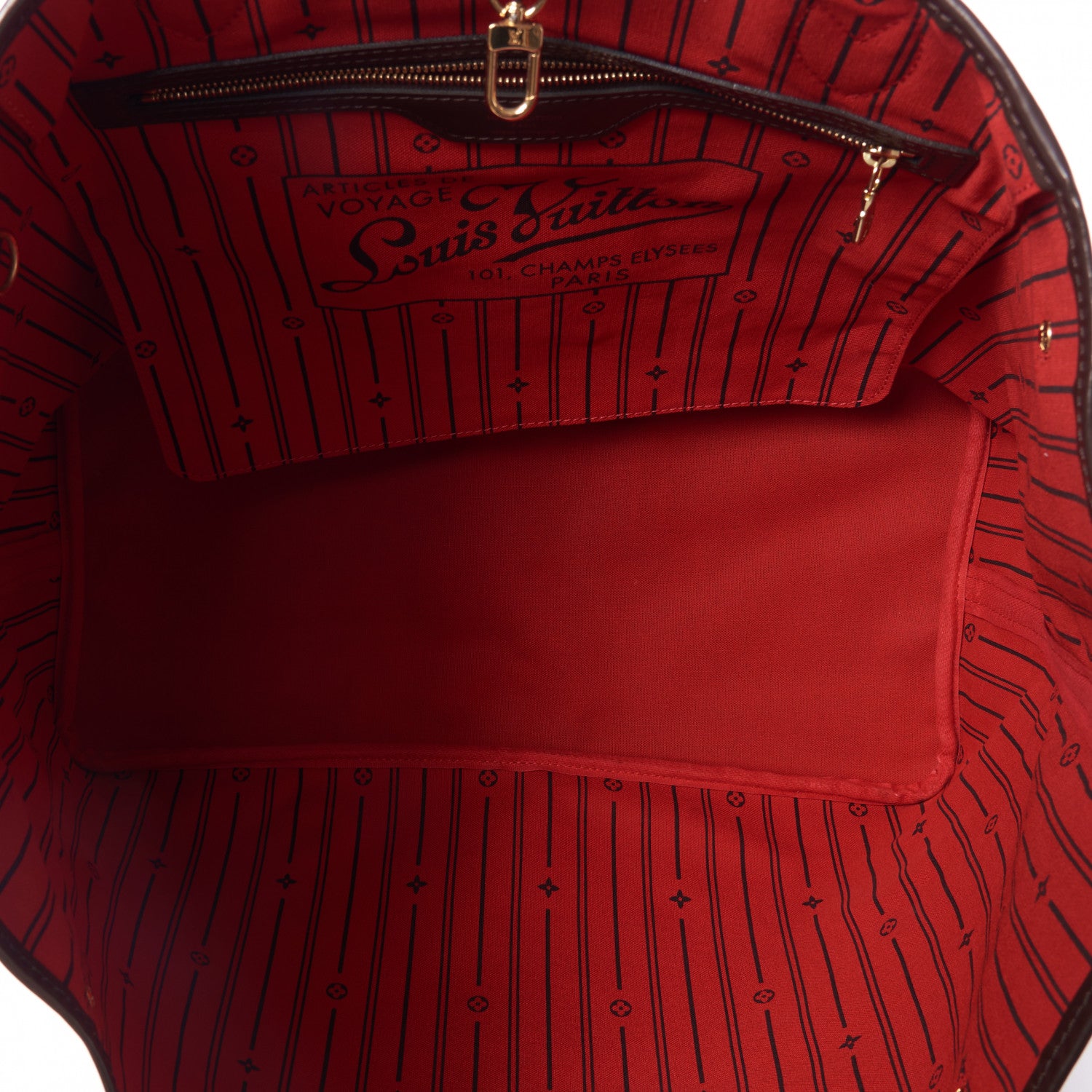 Louis Vuitton Damier Ebene Neverfull GM 7 of 9