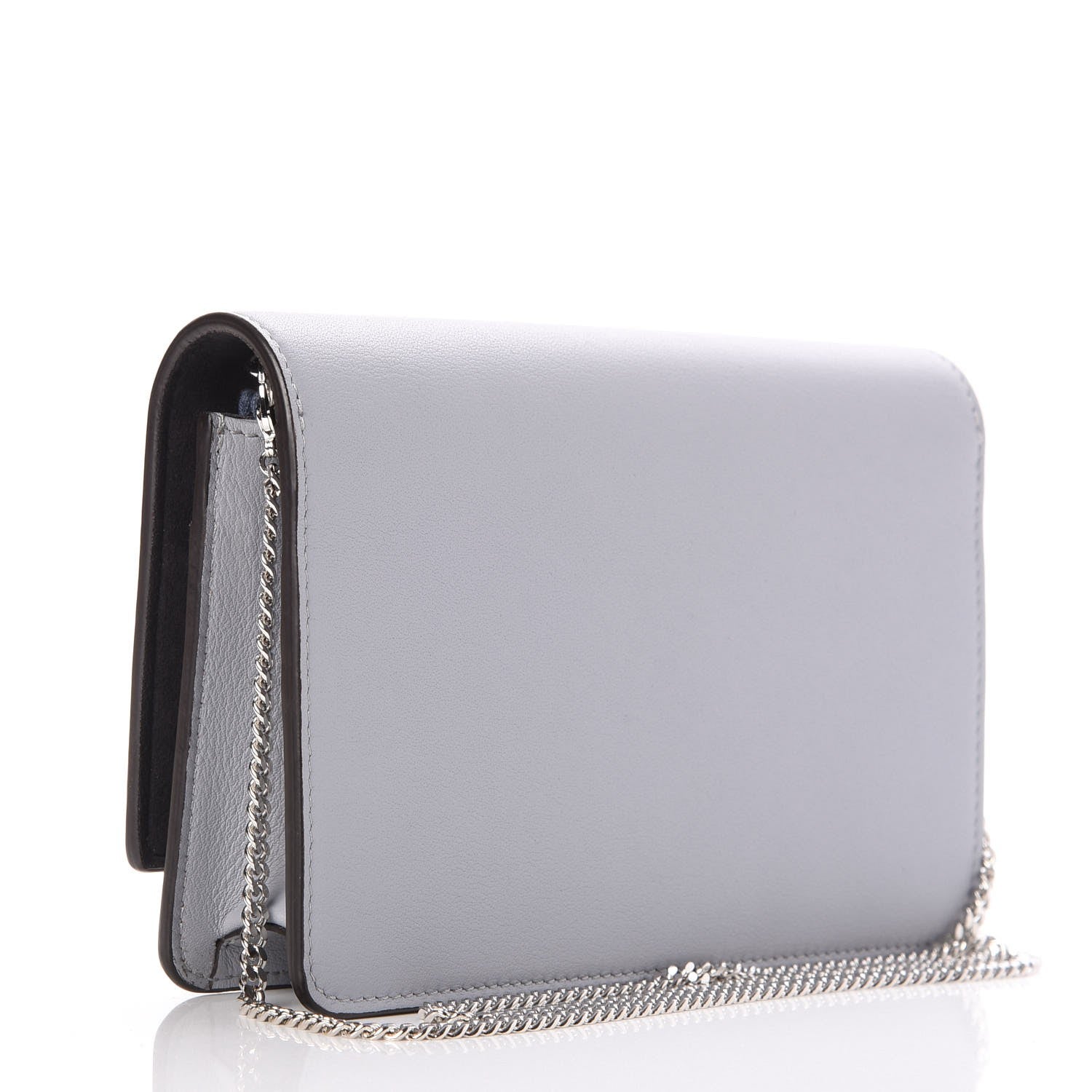 Fendi Vitello Dolce Studded Tube Wallet On Chain Ardesia Multicolor 3 of 8