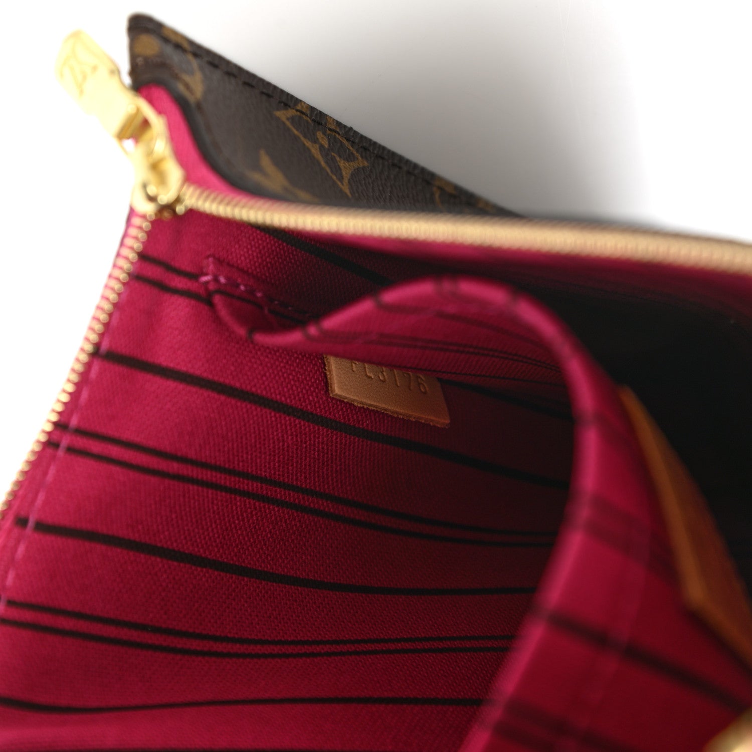 Louis Vuitton Monogram Neverfull MM GM Pochette Pivoine 7 of 7