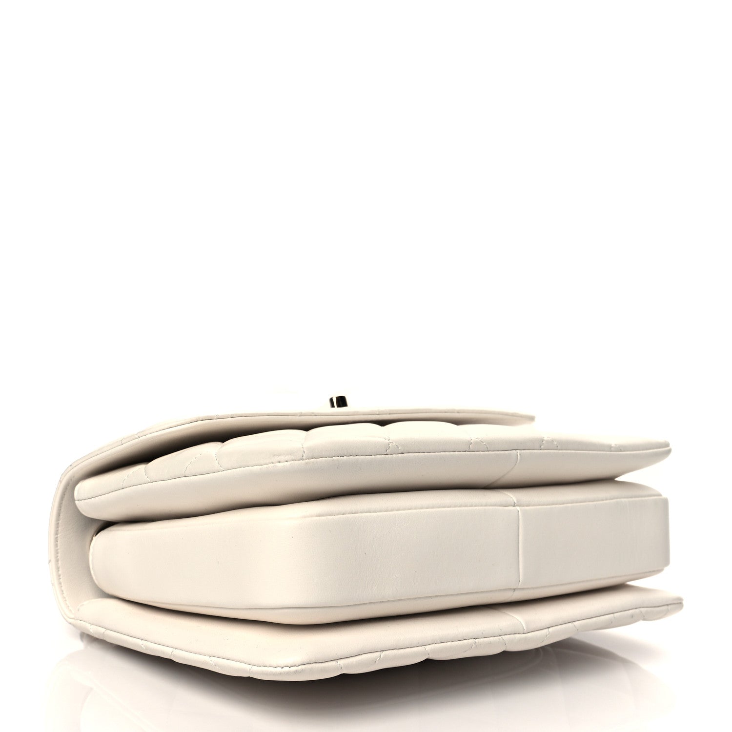 Chanel Lambskin Quilted Small Trendy CC Dual Handle Flap Bag White 3 of 11