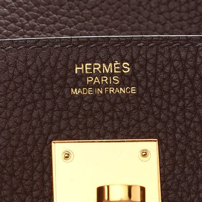 Hermes Taurillon Clemence Birkin 30 Havane 7 of 11