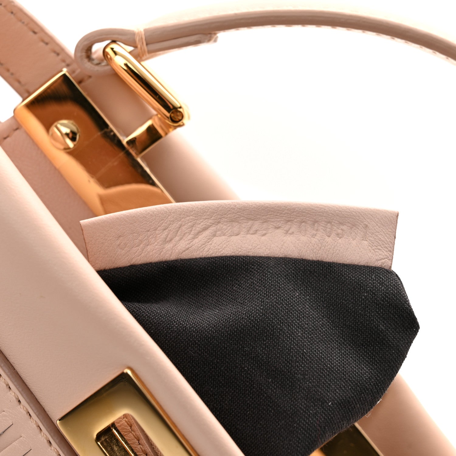 Fendi Nappa Fringe Mini Peekaboo Rosa Quarzo 7 of 10