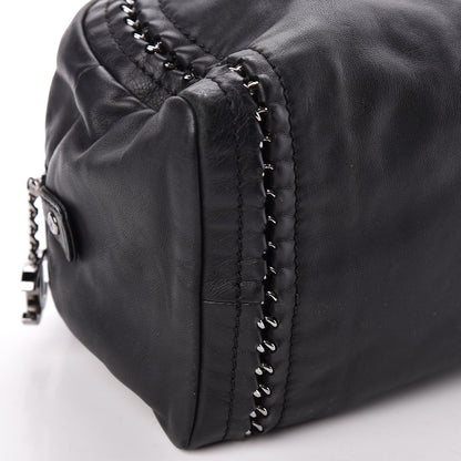 Chanel Smooth Calfskin Medium Luxe Ligne Bowler Black 9 of 11