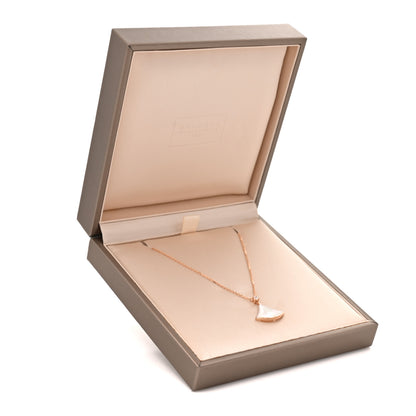 Bulgari 18K Rose Gold Diamond Mother of Pearl Divas' Dream Pendant Necklace 7 of 7