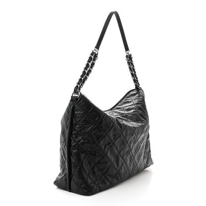 Chanel Caviar Quilted French Riviera Shoulder Bag Black 3 of 10