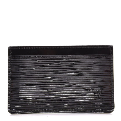 Louis Vuitton Epi Electric Card Holder Black 1 of 7