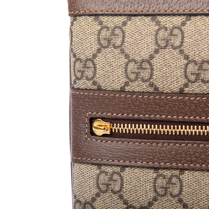 Gucci GG Supreme Monogram Large Ophidia Pouch Clutch Brown 8 of 8