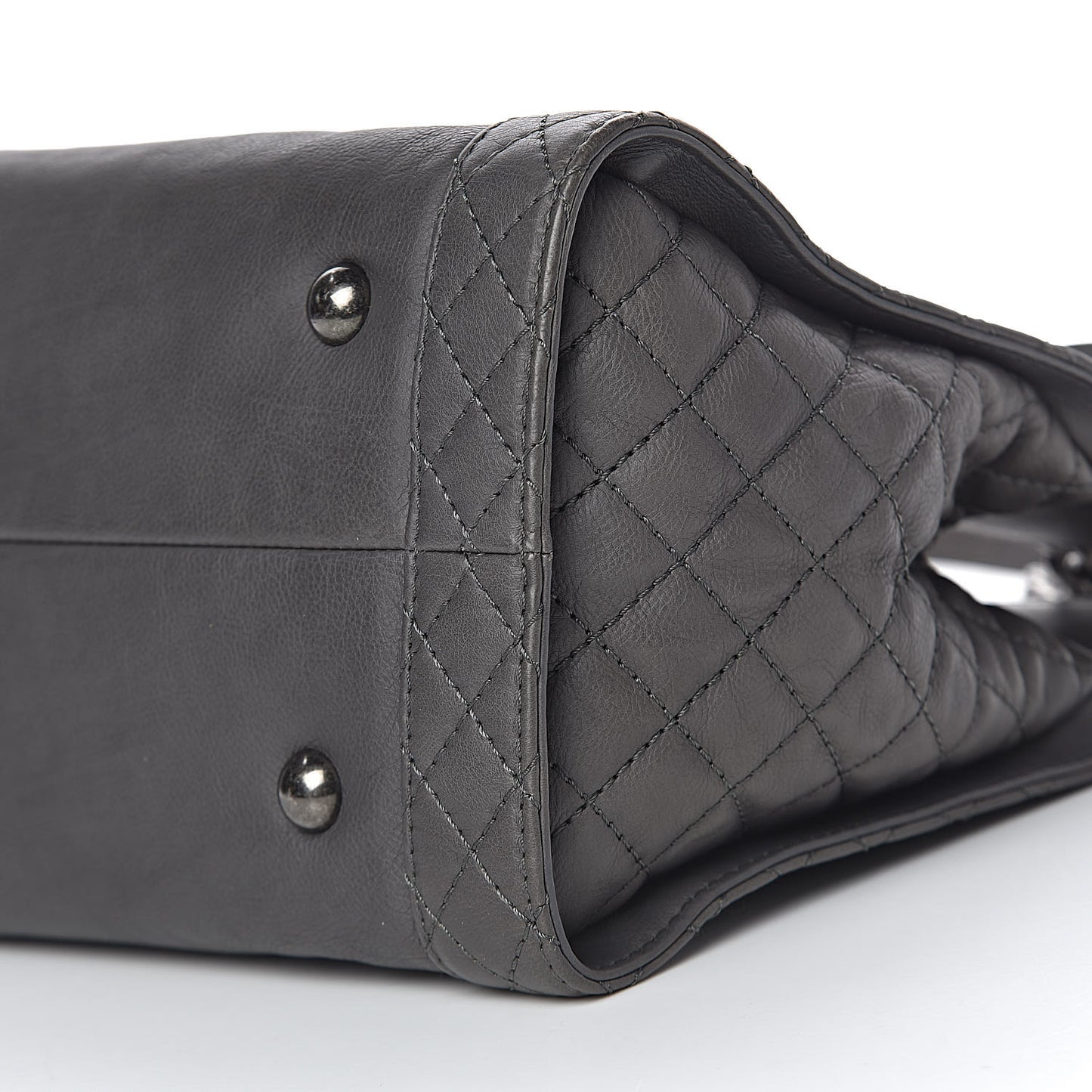 Calfskin Boy Reverso Shopping Tote Grey