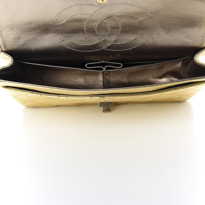 Chanel Metallic Aged Calfskin Quilted 2.55 Reissue 225 Flap Gold 5 of 18