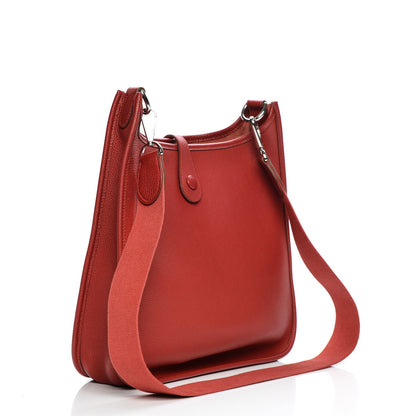 Hermes Togo Evelyne PM Rouge 3 of 7