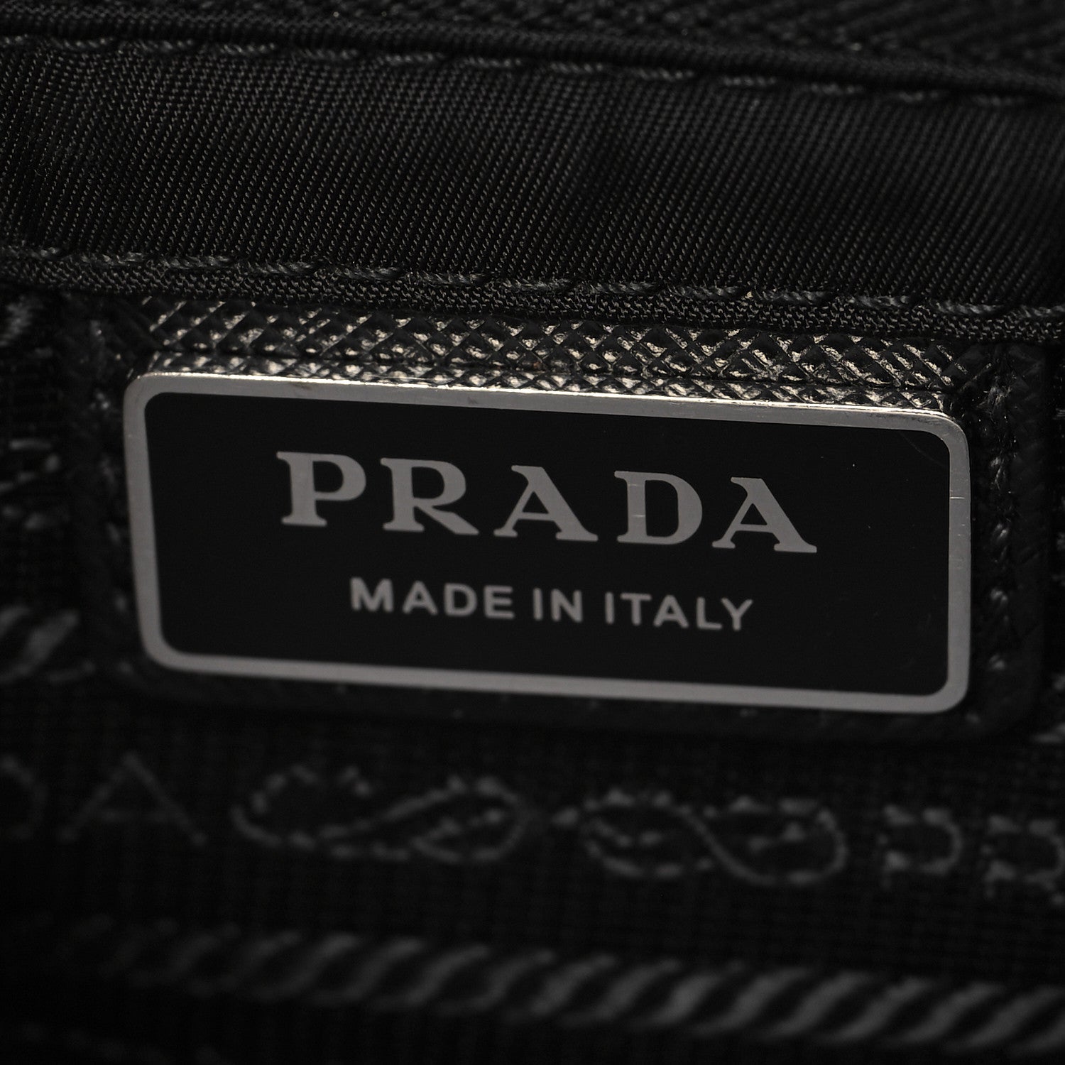 Prada Re-Nylon Saffiano Pocket Double Snap Buckle Shoulder Bag Black 7 of 10