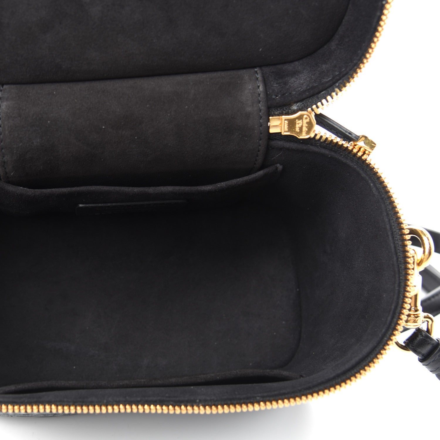 Christian Dior Lambskin Cannage Small Diortravel Vanity Case Black 5 of 11