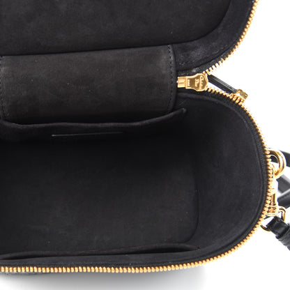 Christian Dior Lambskin Cannage Small Diortravel Vanity Case Black 5 of 11