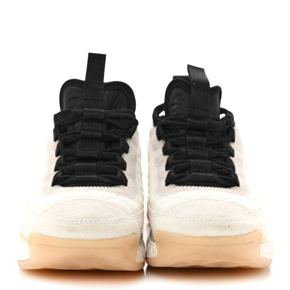 Chanel Velvet Calfskin Mixed Fibers CC Sneakers 39 Ivory Black 2 of 9