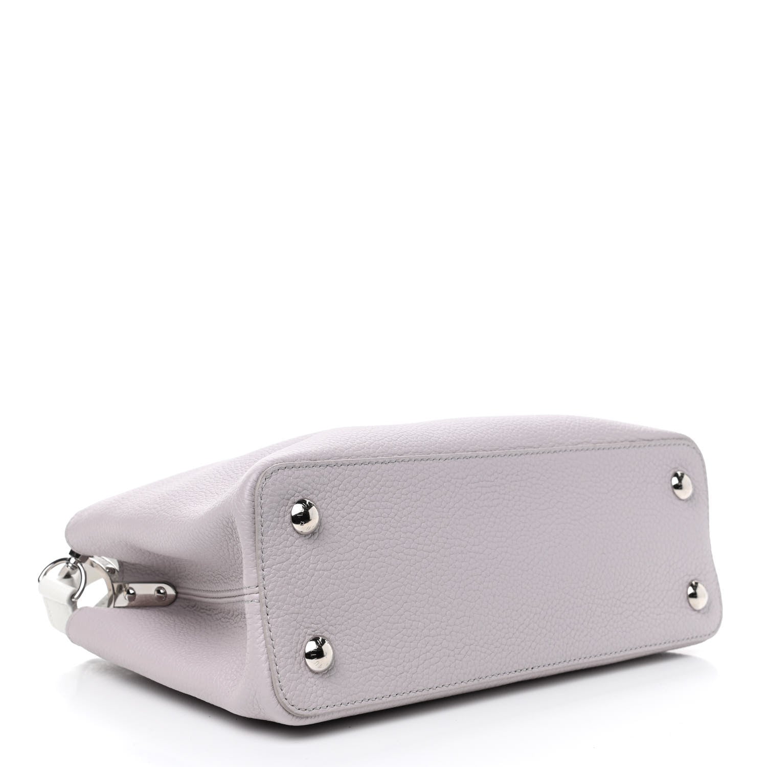 Louis Vuitton Taurillon Capucines PM Brume Olympe Blue White 3 of 8