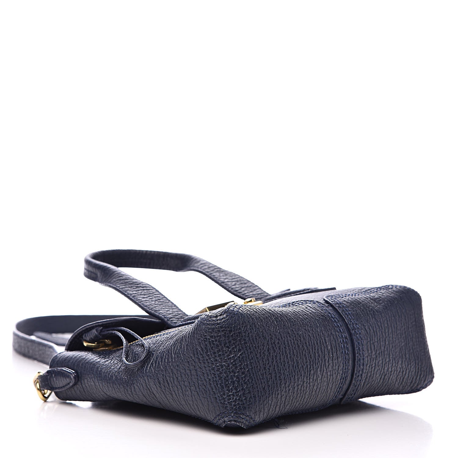 3.1 Phillip Lim 3.1 Textured Calfskin Mini Pashli Satchel Ink 4 of 17
