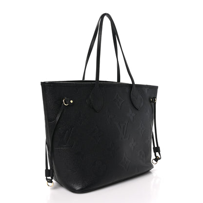Louis Vuitton Empreinte Monogram Giant Neverfull MM Black 3 of 9