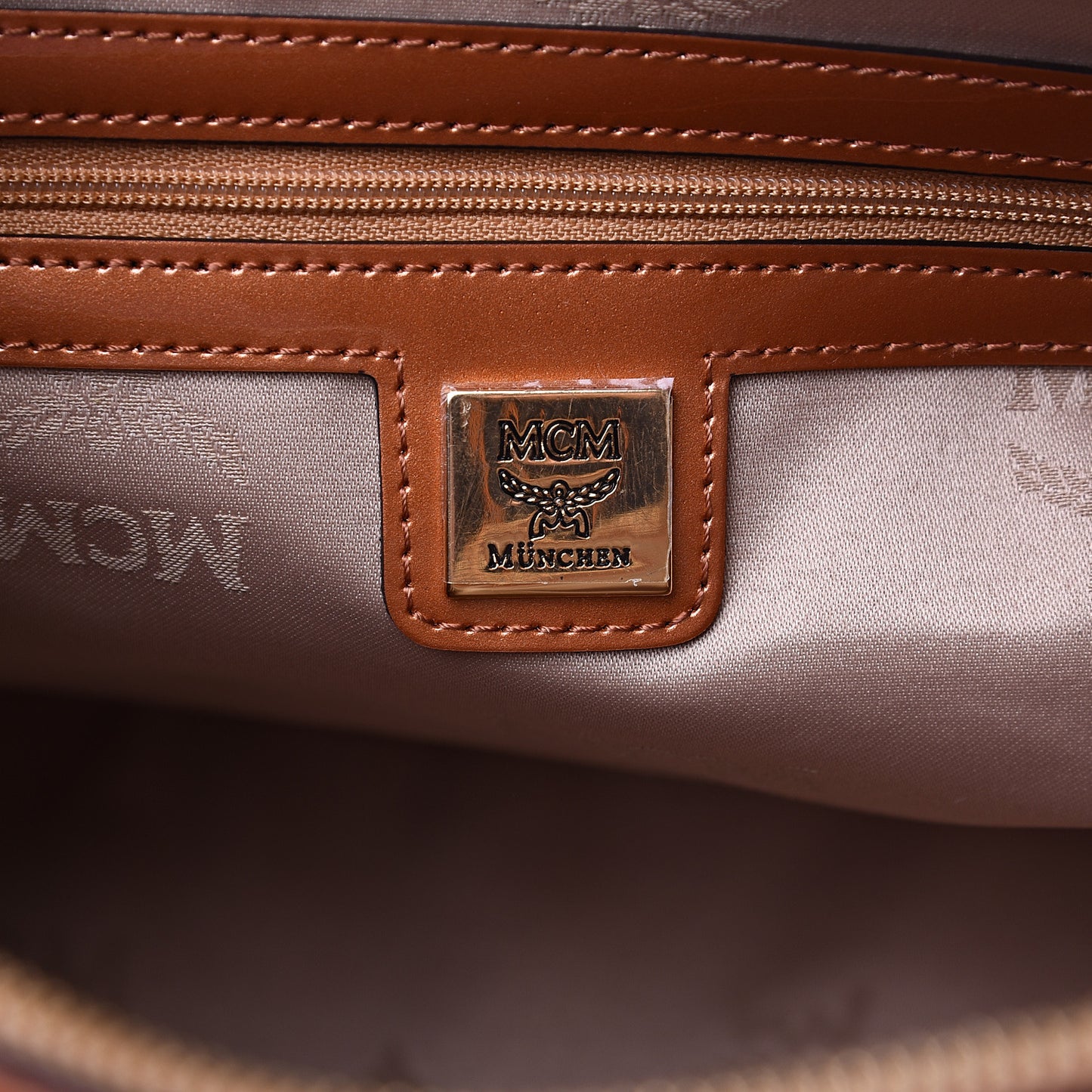 Patent Monogram Boston Bag Bronze