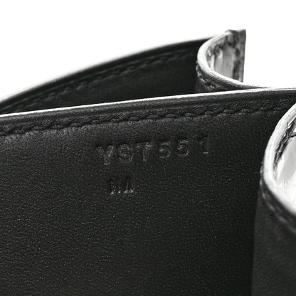 Hermes Shiny Porosus Crocodile Constance 24 Black 8 of 12