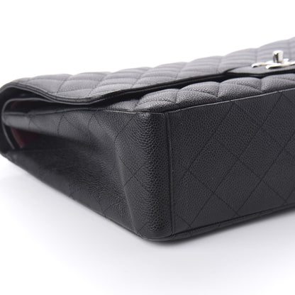 Chanel Caviar Quilted Maxi Double Flap Black 6 of 10