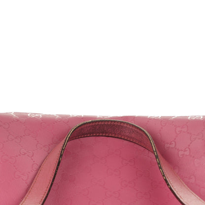 Gucci Imprime Monogram Medium Zippered Shopping Tote Vintage Rose 10 of 11