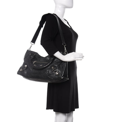 Balenciaga Agneau Giant 21 Silver Hardware Part Time Black 2 of 15