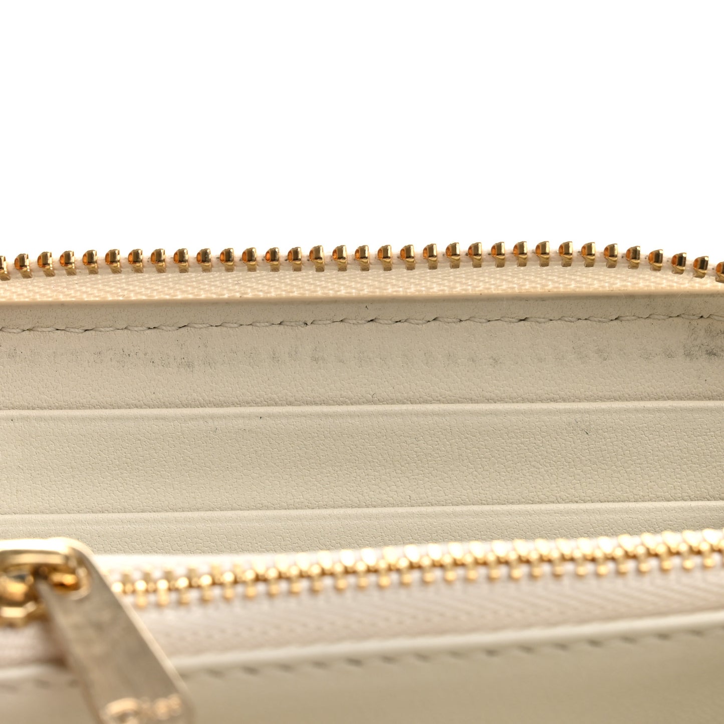 Calfskin Cannage Small Lady Dior Voyageur Coin Purse White