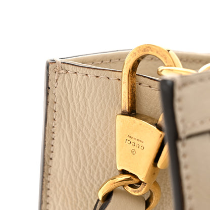 Gucci Wonka Grain Calfskin Mini Diana Tote Bag Mystic White Orange Fluo 13 of 13
