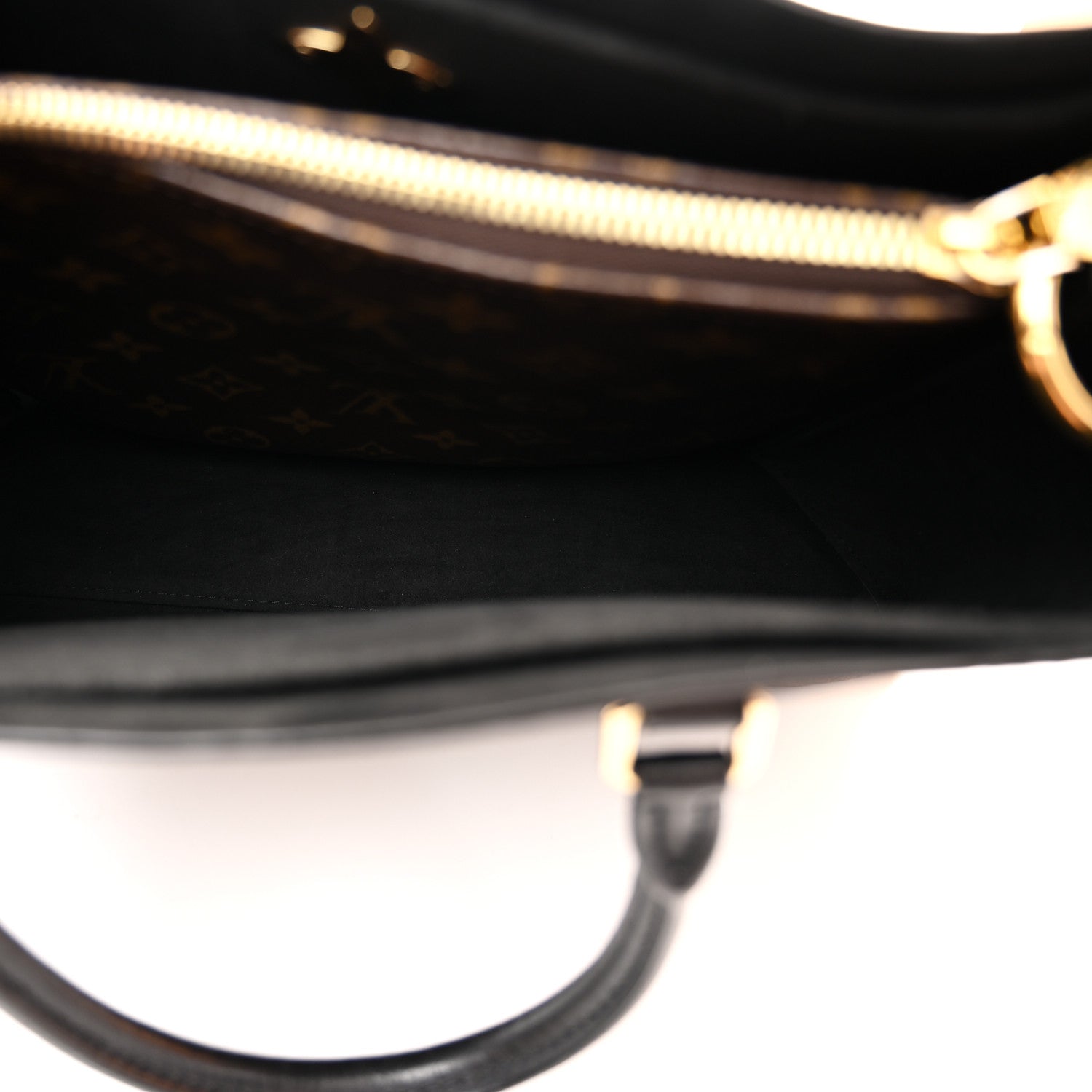 Louis Vuitton Monogram Flower Tote Black 5 of 10