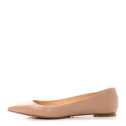Christian Louboutin Nappa Ballalla Flats 41 Nude 1 of 7