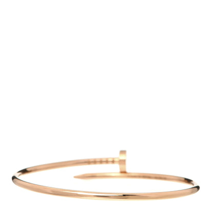 Cartier 18K Pink Gold Small Juste Un Clou Bracelet 16 3 of 6