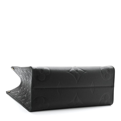 Louis Vuitton Empreinte Monogram Giant Onthego MM Black 4 of 9
